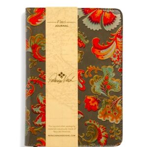 Patricia Nash Vibrant Floral Journal - Red and Green